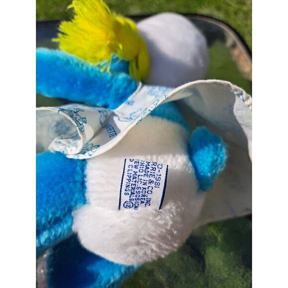 Vintage Smurfette Plush Toy By Wallace Berrie 1981Collectible - Picture 6 of 10